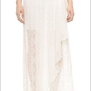 Alice+Olivia Maibella lace skirt